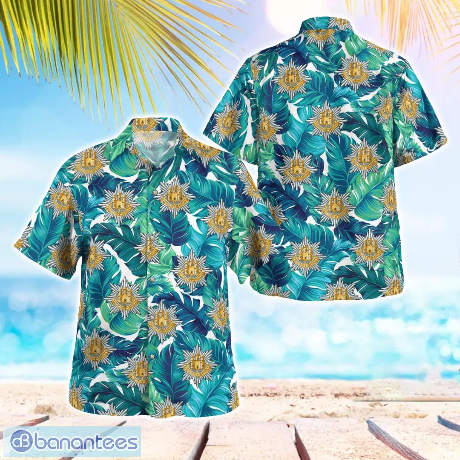 united kingdom british army royal anglian regiment 3d hawaiian shirt gift for summer image United Kingdom, British Army, Royal Anglian Regiment 3D Hawaiian Shirt Gift For Summer Product Photo 1