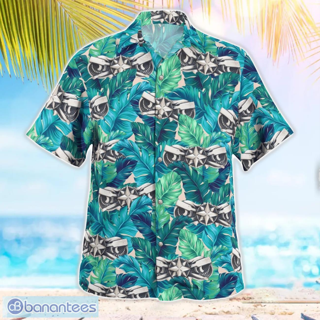US Coast Guard Coxswain Insignia Beach Hawaiian Shirt Summer Gift US Coast Guard Coxswain Insignia Beach Hawaiian Shirt Summer Gift Product Photo 3