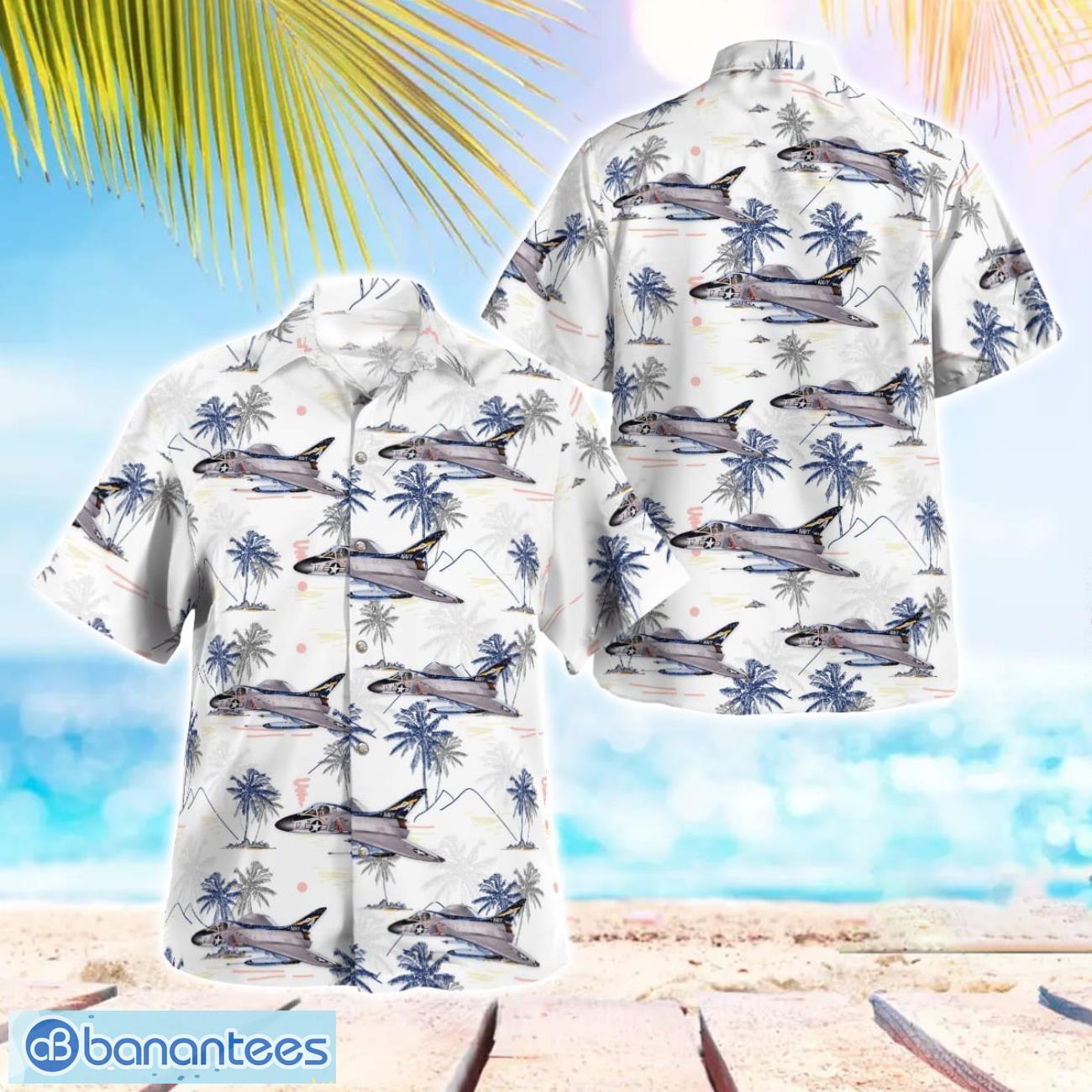 us navy douglas f4d 1 skyray beach hawaiian shirt gift for summer holiday image US Navy Douglas F4D-1 Skyray Beach Hawaiian Shirt Gift For Summer Holiday Product Photo 1