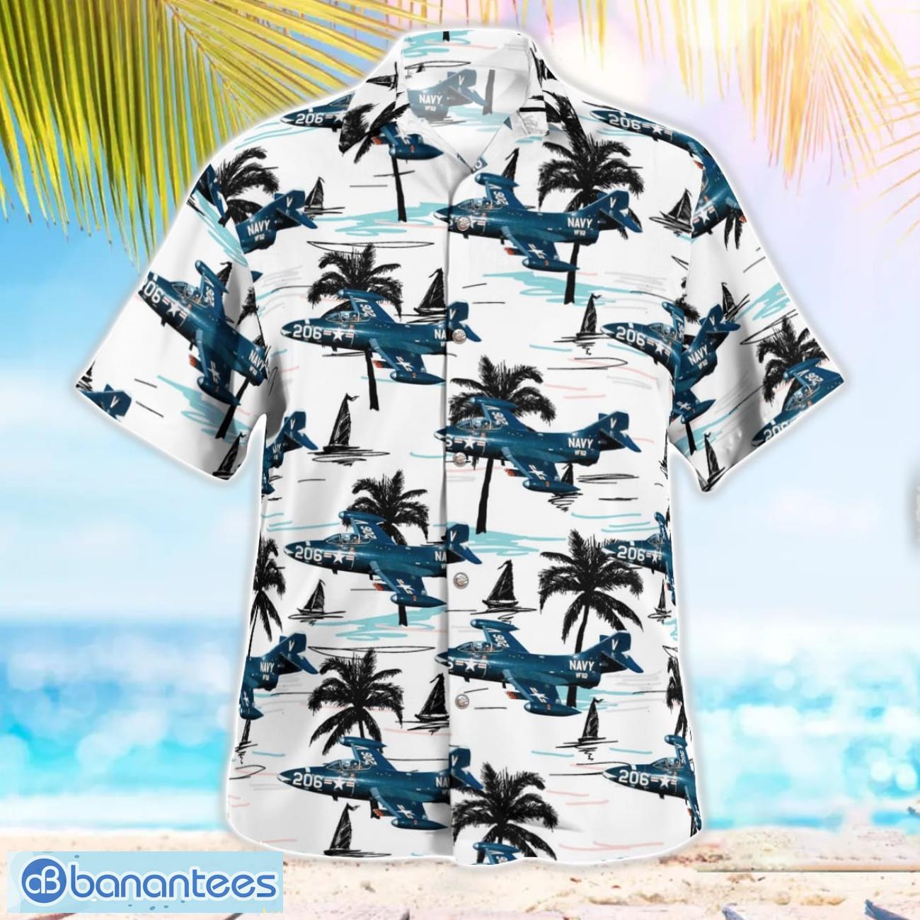 us navy grumman f9f panther hawaiian shirt beach summer shirt 1 image US Navy Grumman F9F Panther Hawaiian Shirt Beach Summer Shirt Product Photo 2