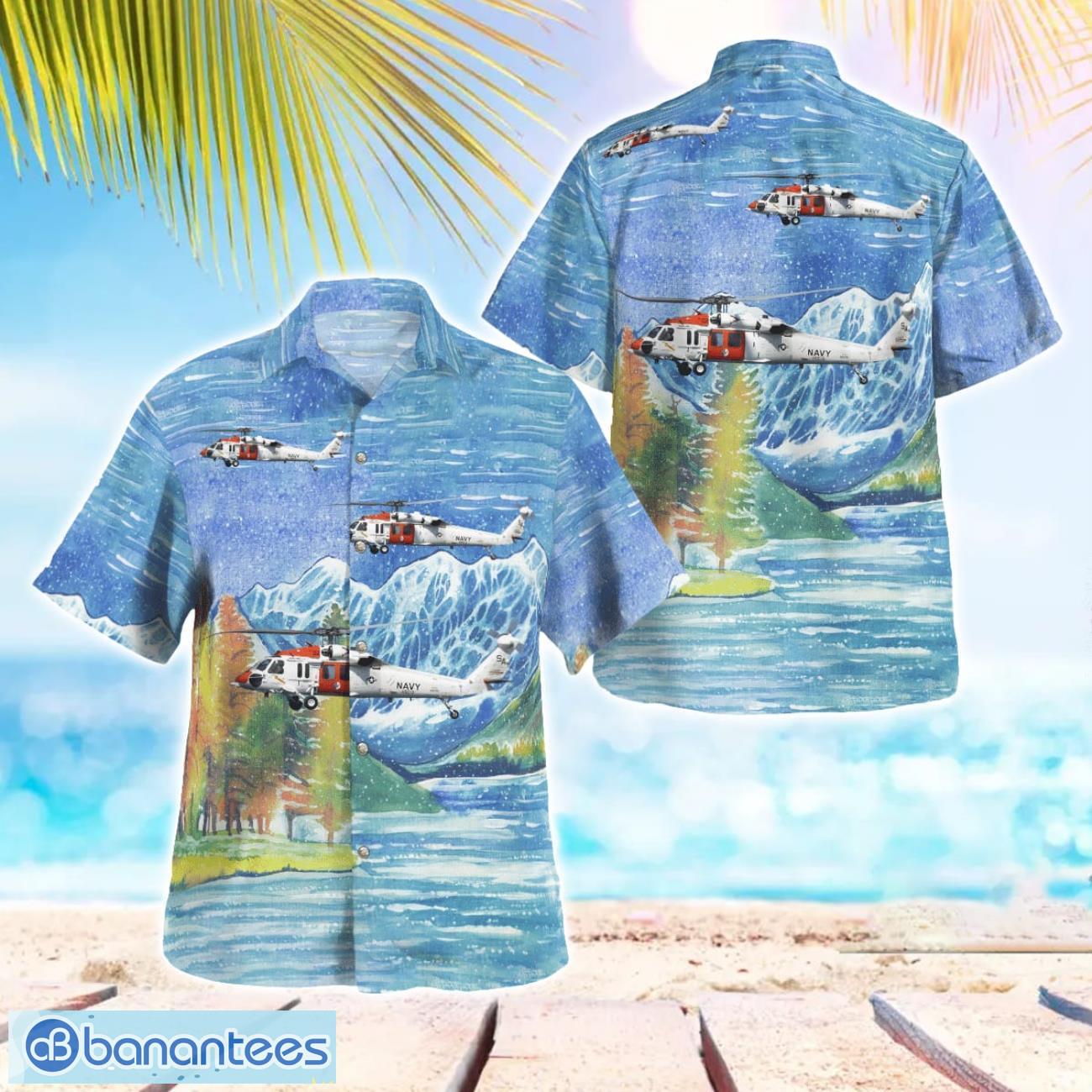 us navy mh 60s knighthawk of hsc 3 merlins hawaiian shirt men women beach shirt image US Navy MH-60S Knighthawk Of HSC-3 Merlins Hawaiian Shirt Men Women Beach Shirt Product Photo 1