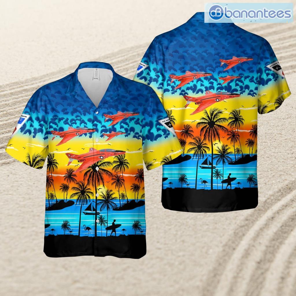 us navy naval missile center nmc f 4b tropical beach hawaiian shirt image Us Navy Naval Missile Center (Nmc) F-4b Tropical Beach Hawaiian Shirt Product Photo 1