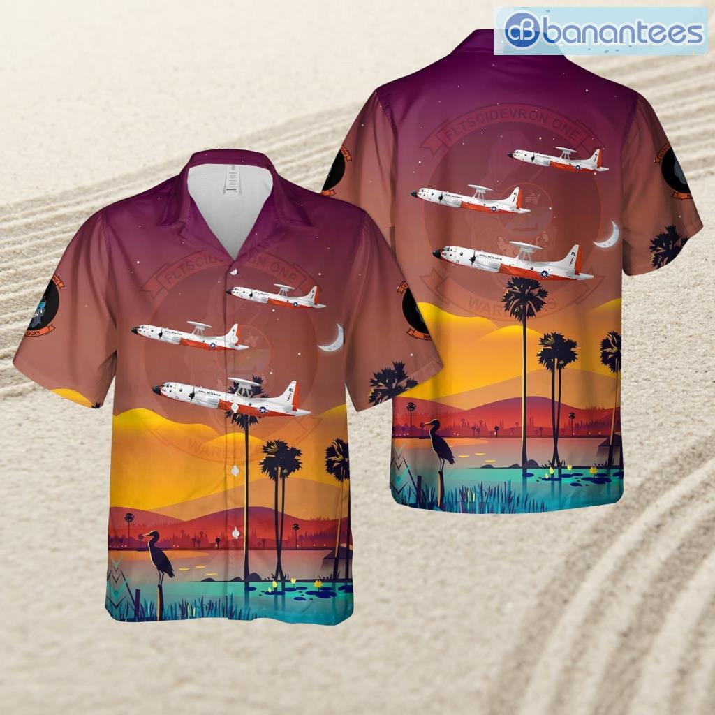 us navy np 3d orion scientific development squadron one vxs 1 tropical beach hawaiian shirt image Us Navy Np-3d “orion” , Scientific Development Squadron One (Vxs-1) Tropical Beach Hawaiian Shirt Product Photo 1