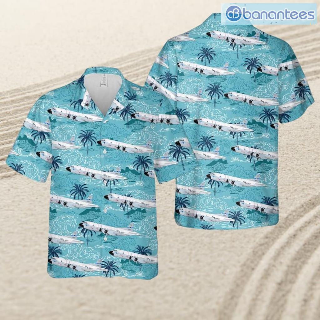 us navy p 3 orion of vp 50 blue dragons tropical beach hawaiian shirt image Us Navy P-3 Orion Of Vp-50 Blue Dragons Tropical Beach Hawaiian Shirt Product Photo 1