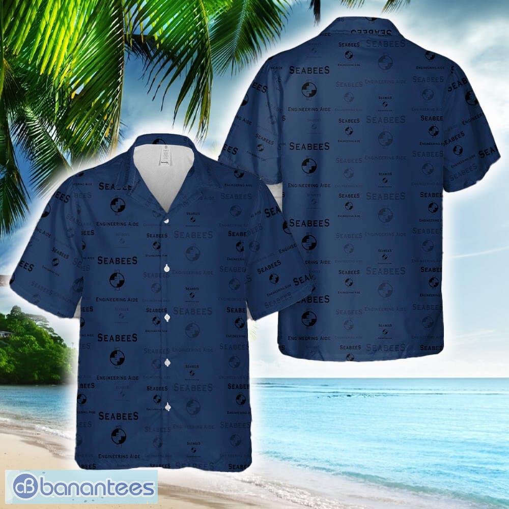 us navy seabee ea engineering aide silhouette hawaiian shirt image US Navy Seabee EA - Engineering Aide Silhouette Hawaiian Shirt - US Navy Seabee EA - Engineering Aide Silhouette Hawaiian Shirt
