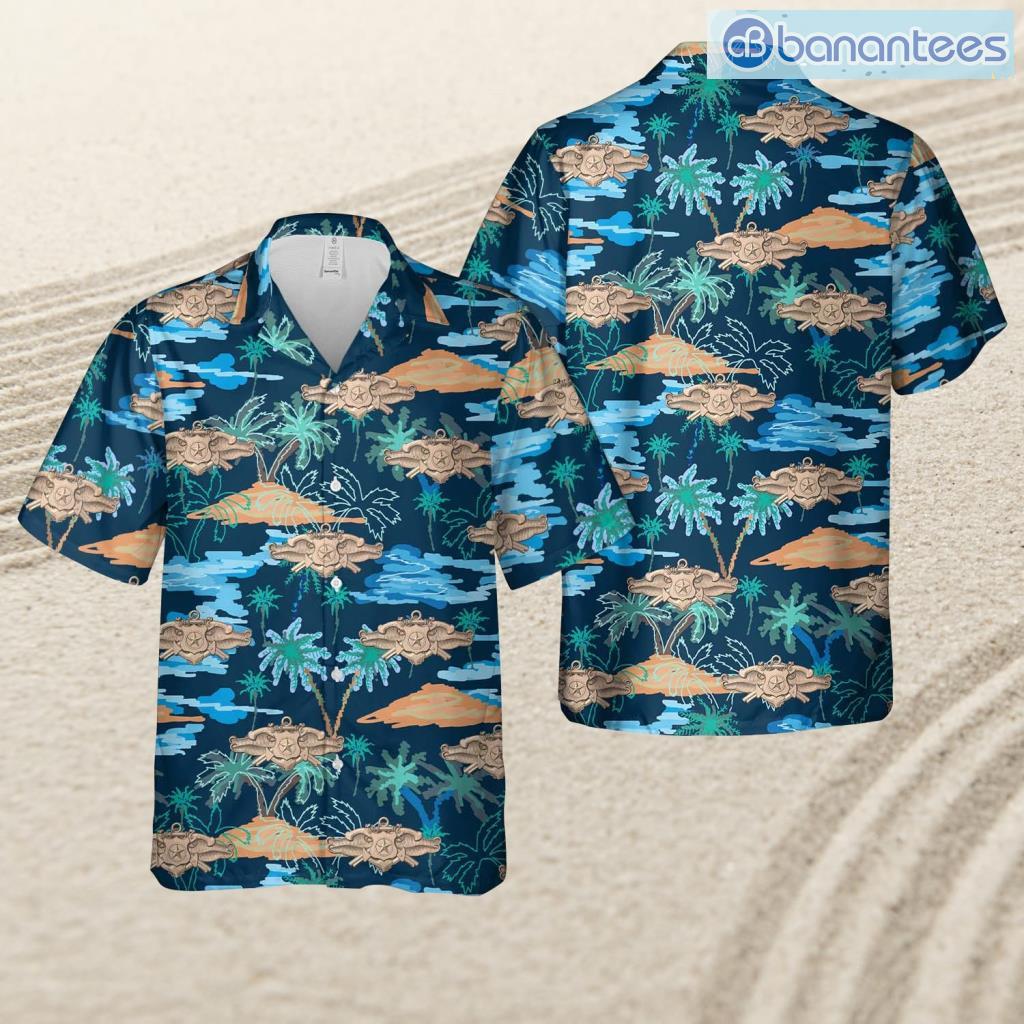 us navy security forces senior badge tropical beach hawaiian shirt image Us Navy Security Forces Senior Badge Tropical Beach Hawaiian Shirt Product Photo 1