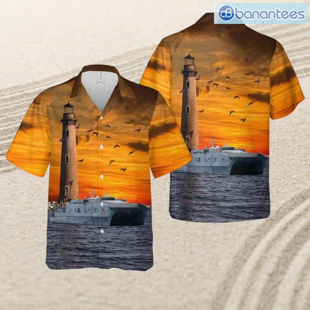 us navy usns millinocket t epf 3 tropical beach hawaiian shirt image Us Navy Usns Millinocket (T-Epf-3) Tropical Beach Hawaiian Shirt Product Photo 1