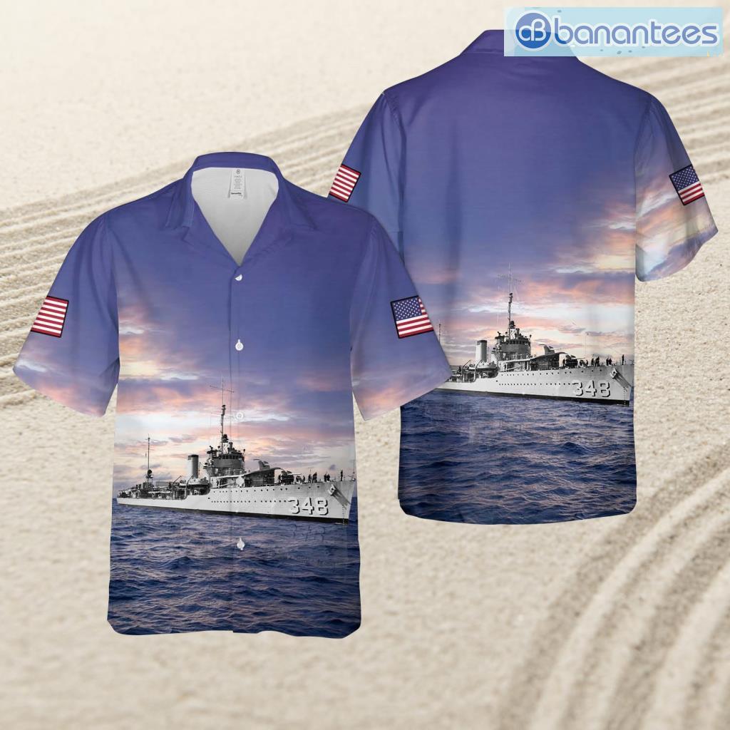 us navy uss farragut dd 348 tropical beach hawaiian shirt image Us Navy Uss Farragut (Dd-348) Tropical Beach Hawaiian Shirt Product Photo 1