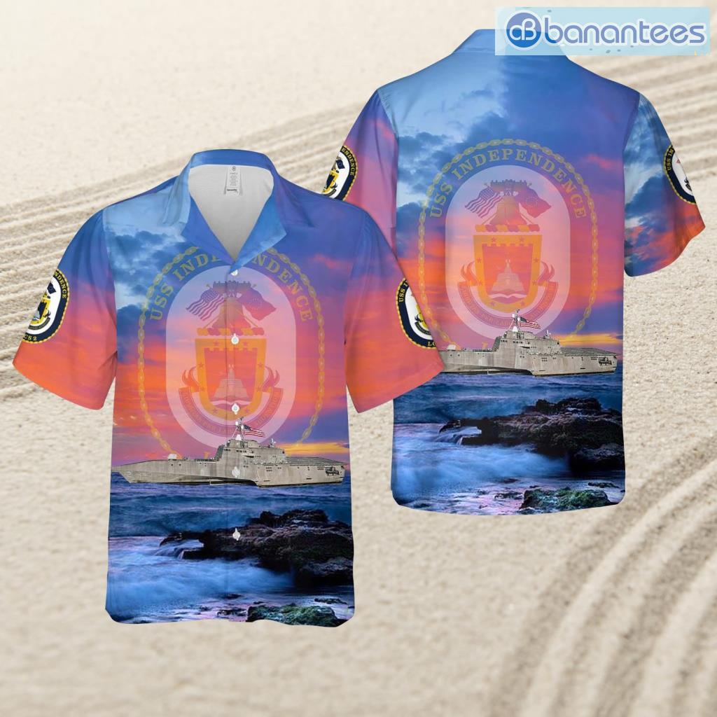 us navy uss independence lcs 2 littoral combat ship lcs tropical beach hawaiian shirt image Us Navy Uss Independence (Lcs-2) Littoral Combat Ship (Lcs) Tropical Beach Hawaiian Shirt Product Photo 1