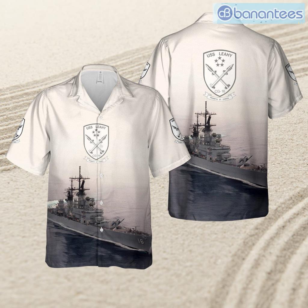 us navy uss leahy dlgcg 16 leahy class cruiser tropical beach hawaiian shirt image Us Navy Uss Leahy (Dlgcg-16) Leahy-Class Cruiser Tropical Beach Hawaiian Shirt Product Photo 1