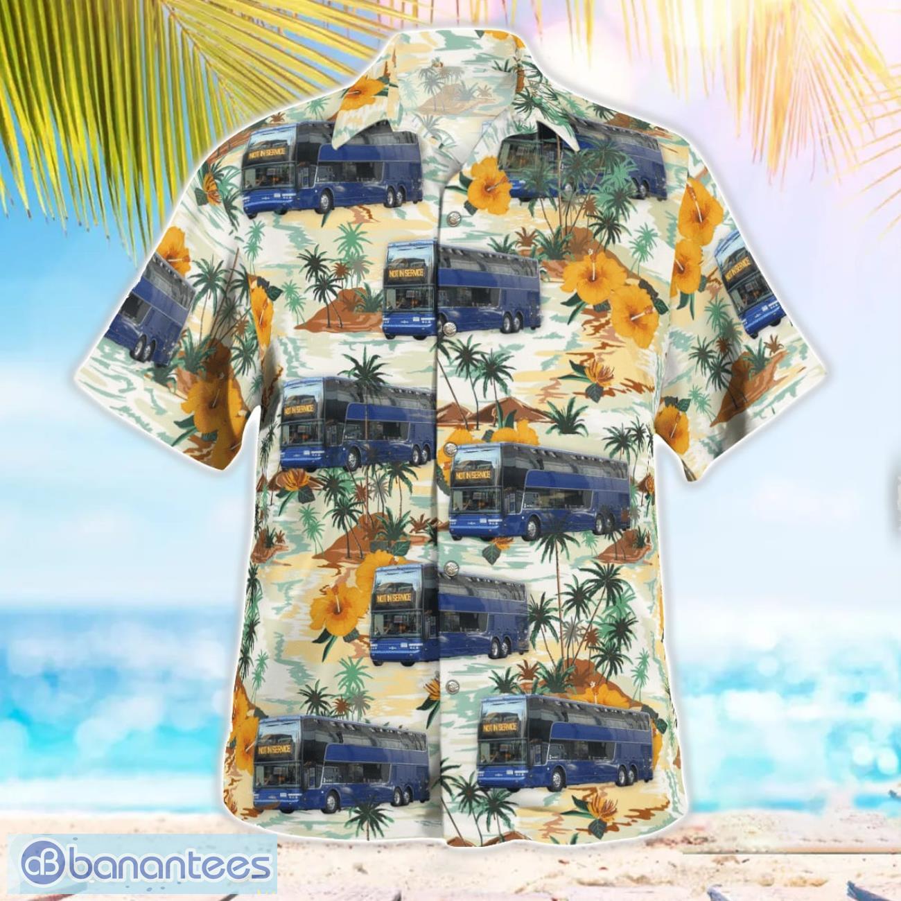 us van hool double decker bus hawaiian shirt summer beach shirt 2 image US Van Hool Double-decker Bus Hawaiian Shirt Summer Beach Shirt Product Photo 3