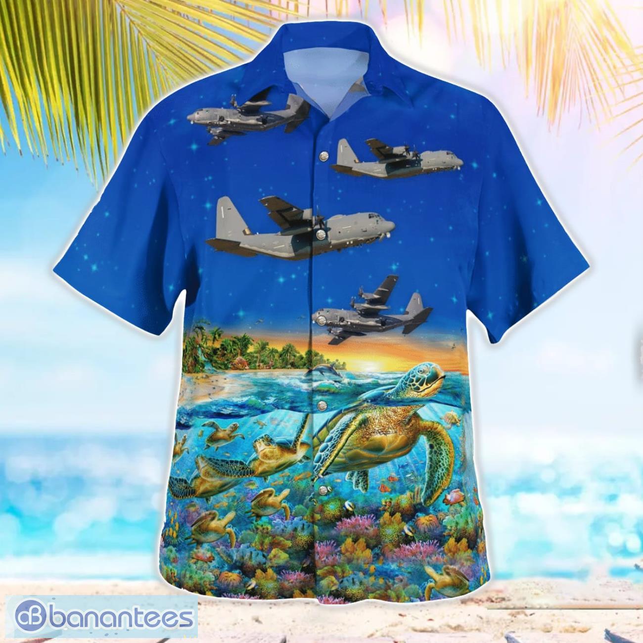 usaf lockheed martin ac 130j ghostrider beach hawaiian shirt gift for summer holiday 2 image USAF Lockheed Martin AC-130J Ghostrider Beach Hawaiian Shirt Gift For Summer Holiday Product Photo 3