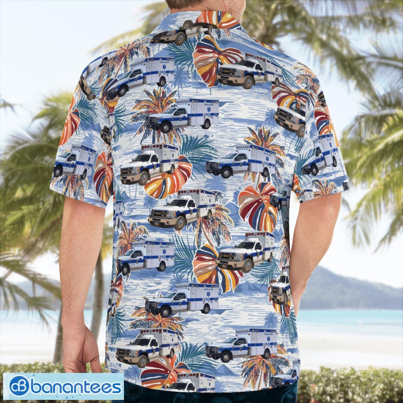 Utah Grand County EMS Hawaiian Shirt Summer Beach Shirt Utah Grand County EMS Hawaiian Shirt Summer Beach Shirt Product Photo 2