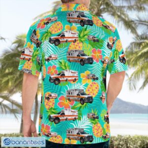 Wareham EMS Local 2895, Massachusetts Hawaiian Shirt Beach Summer Shirt Product Photo 2