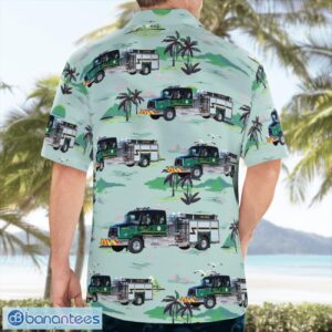 Santee District Fire Department, South Carolina 3D Summer Aloha Hawaiian Shirt Product Photo 2