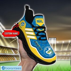 Custom Name For Fans NRL Parramatta Eels Personalized Max Soul Shoes Running Sneakers Product Photo 5