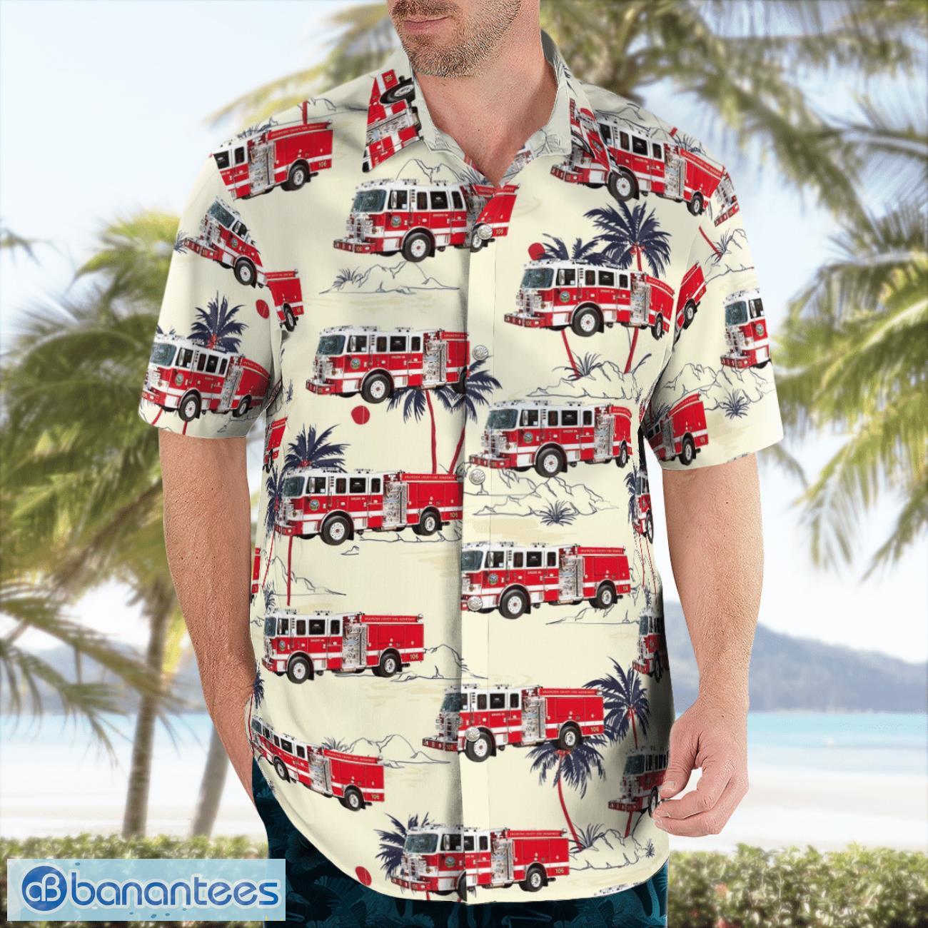 virginia arlington county fire department hawaiian shirt beach summer shirt 2 image Virginia Arlington County Fire Department Hawaiian Shirt Beach Summer Shirt Product Photo 3
