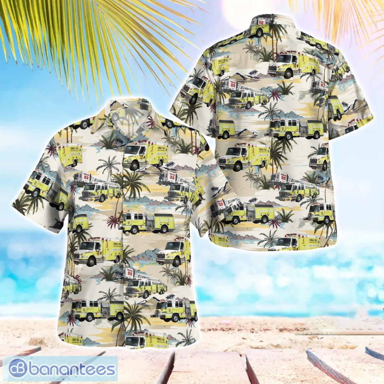 virginia henrico county fire department 3d hawaiian shirt gift for summer image Virginia Henrico County Fire Department 3D Hawaiian Shirt Gift For Summer Product Photo 1