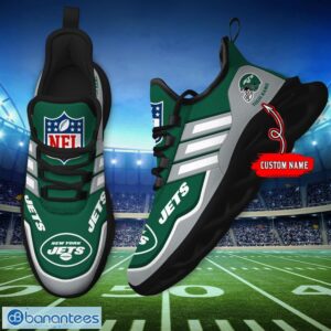 Custom Name NFL New York Jets Sneakers Sport Team Max Soul Shoes For Men Women Product Photo 5