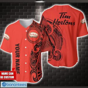 Tim Hortons Personalized Name Vinatge Baseball Jersey Shirt For Men And Women Product Photo 1
