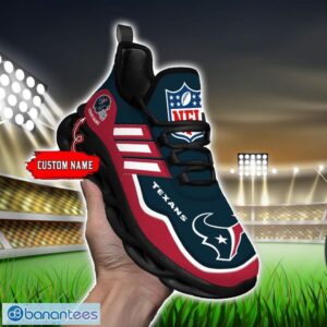Custom Name NFL Houston Texans Sneakers Sport Team Max Soul Shoes For Men Women Product Photo 4
