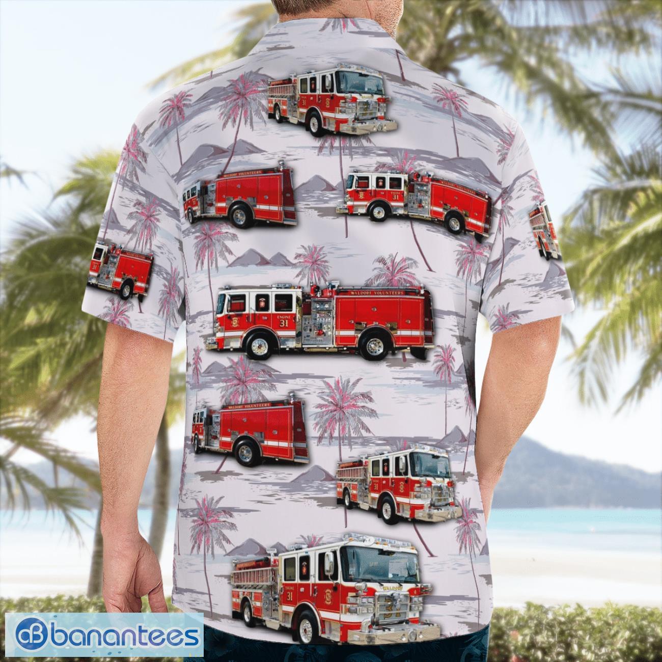 waldorf volunteer fire department beach hawaiian shirt gift for summer holiday 1 image Waldorf Volunteer Fire Department Beach Hawaiian Shirt Gift For Summer Holiday Product Photo 2