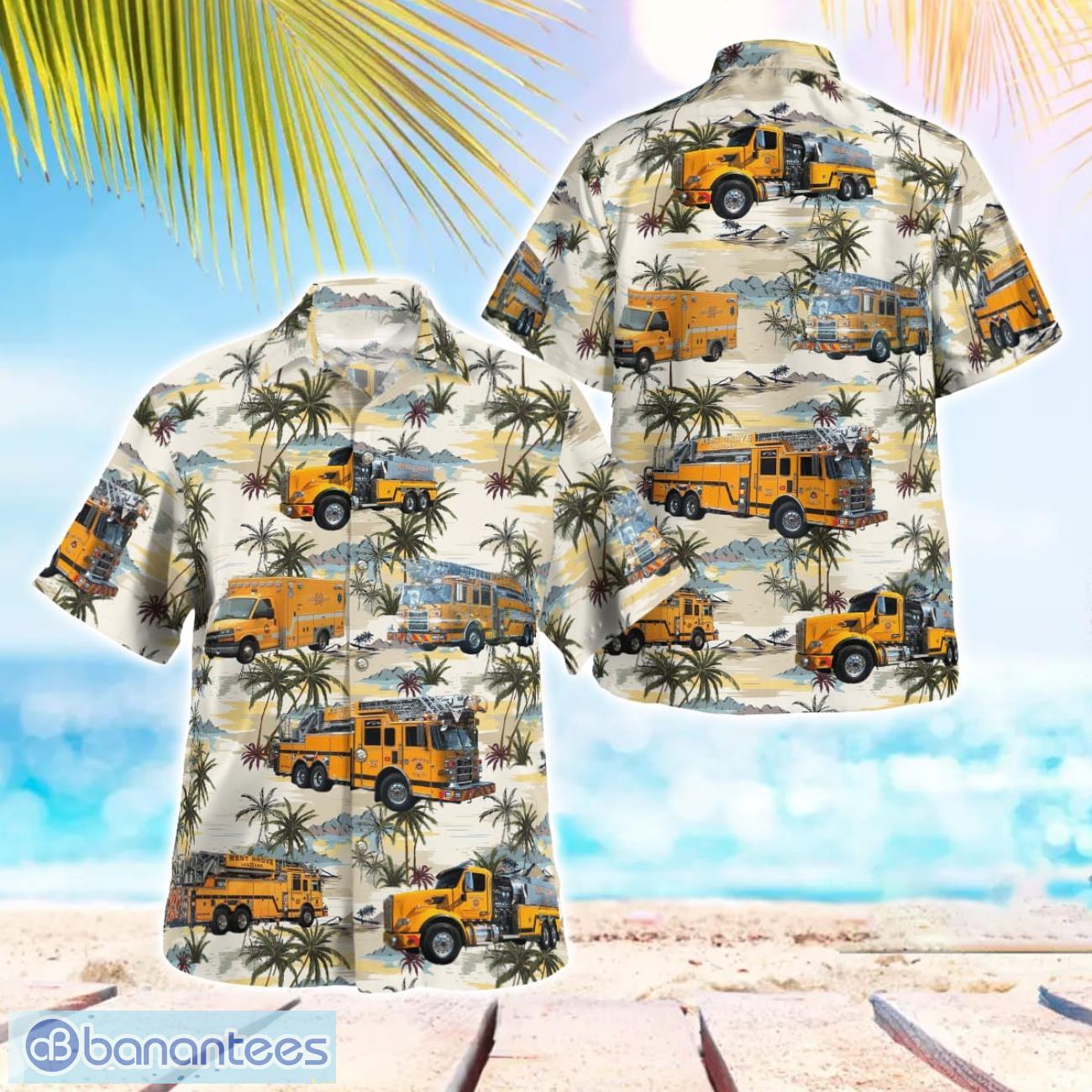 west grove fire rescue 3d hawaiian shirt image West Grove Fire Rescue 3D Hawaiian Shirt Product Photo 1