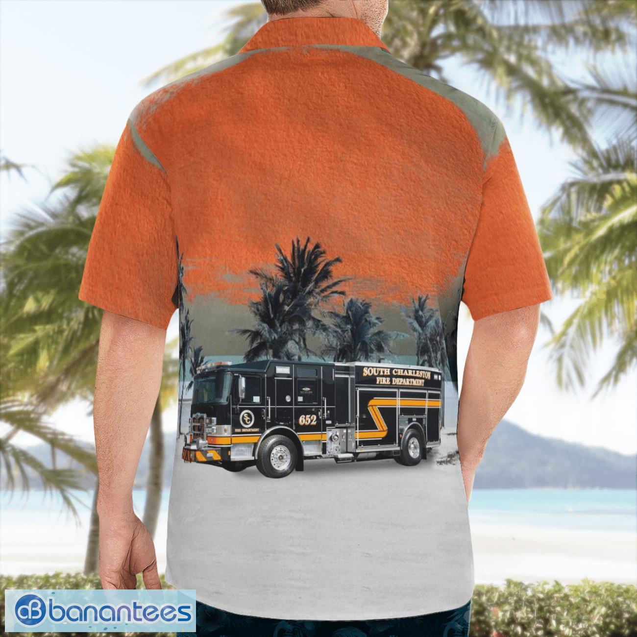 west virginia south charleston fire department aloha hawaiian shirt 1 image West Virginia, South Charleston Fire Department Aloha Hawaiian Shirt Product Photo 2