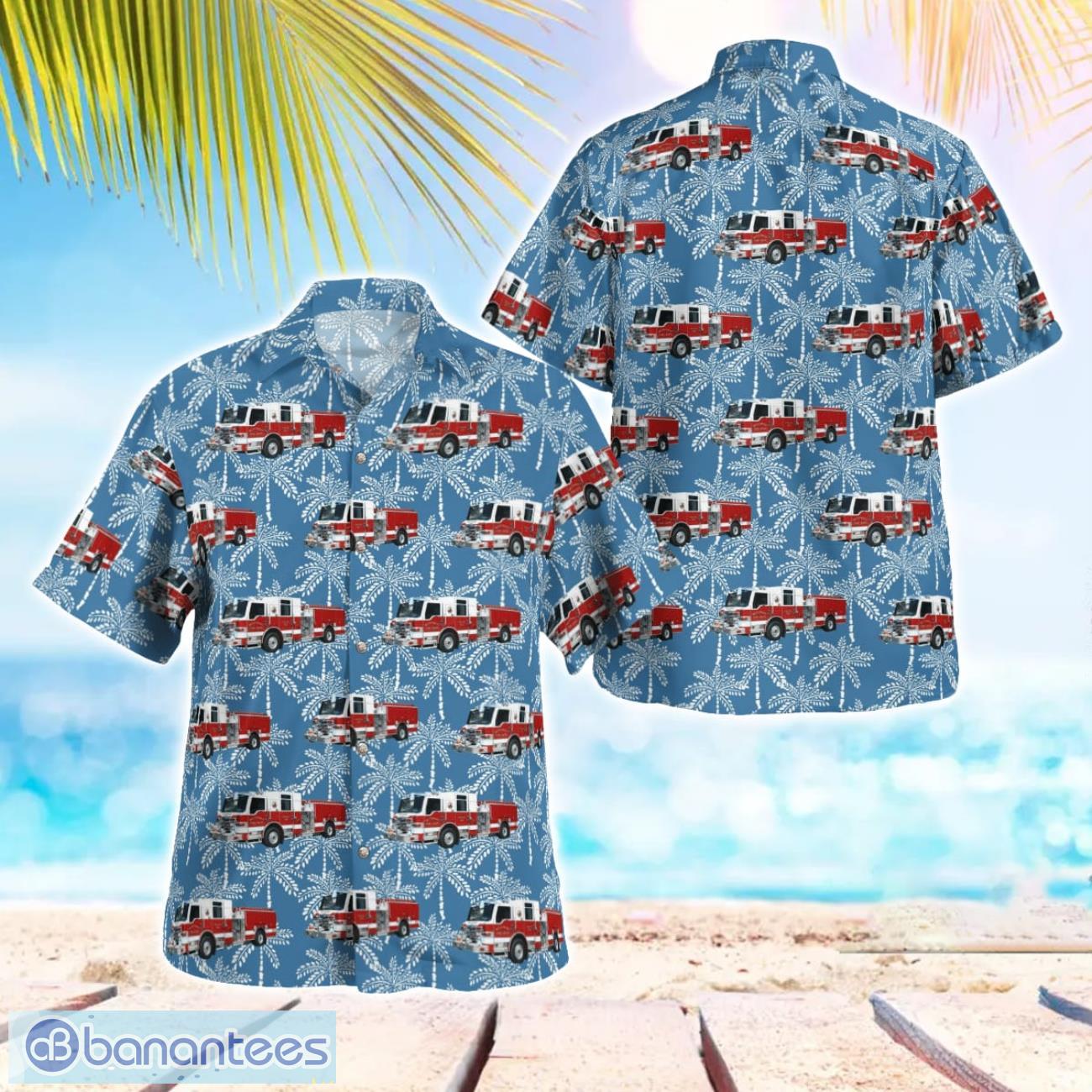 westmont fire department illinois hawaiian shirt gift for summer vacation image Westmont Fire Department, Illinois Hawaiian Shirt Gift For Summer Vacation Product Photo 1