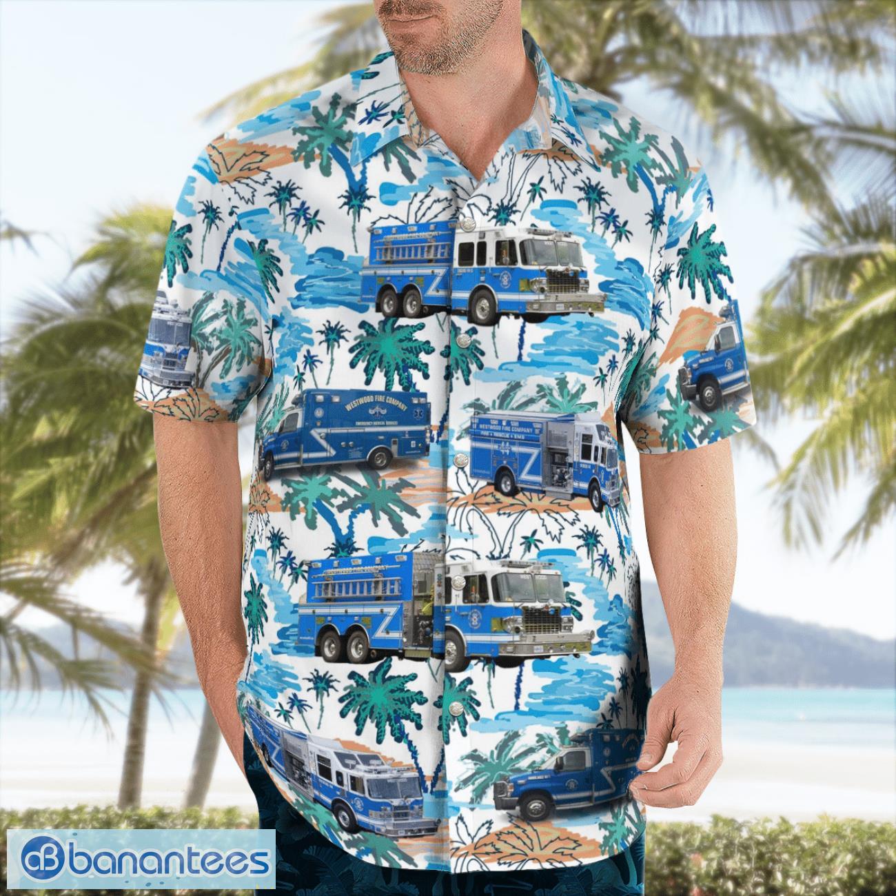 westwood fire company 3d hawaiian shirt 2 image Westwood Fire Company 3D Hawaiian Shirt Product Photo 3