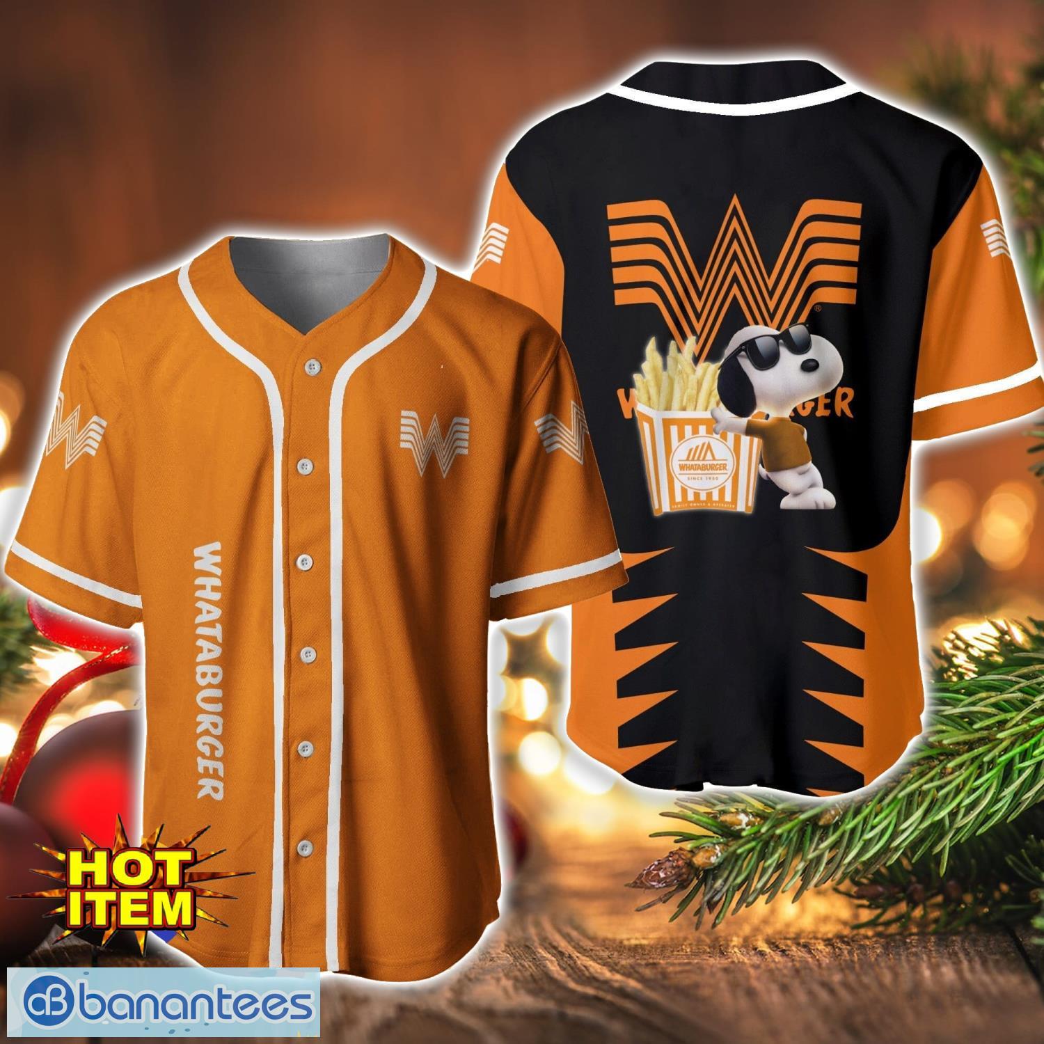 whataburger snoopy baseball jersey shirt for snoopy lovers gift ideas image Whataburger Snoopy Baseball Jersey Shirt For Snoopy Lovers Gift Ideas Product Photo 1