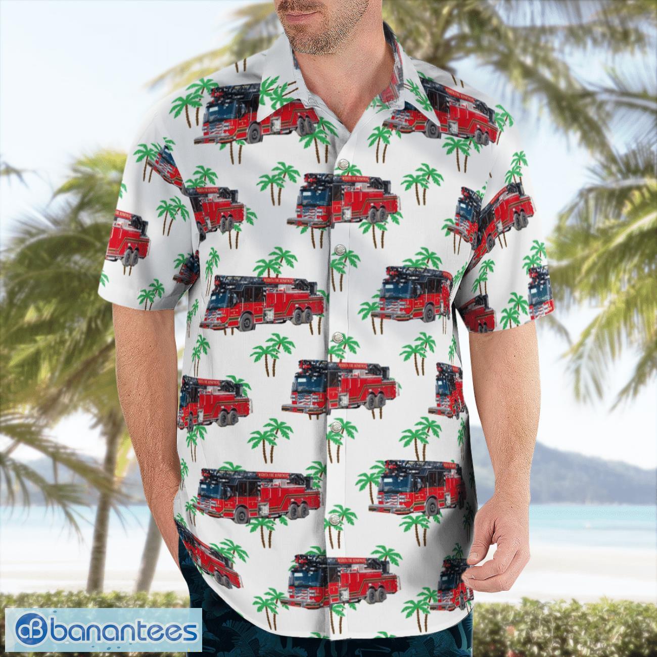wichita fire department kansas ladder hawaiian shirt gift for summer vacation 2 image Wichita Fire Department, Kansas Ladder Hawaiian Shirt Gift For Summer Vacation Product Photo 3