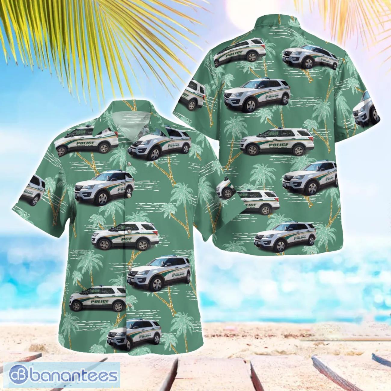 william amp mary police williamsburg virginia beach hawaiian shirt summer gift image William & Mary Police, Williamsburg, Virginia Beach Hawaiian Shirt Summer Gift Product Photo 1