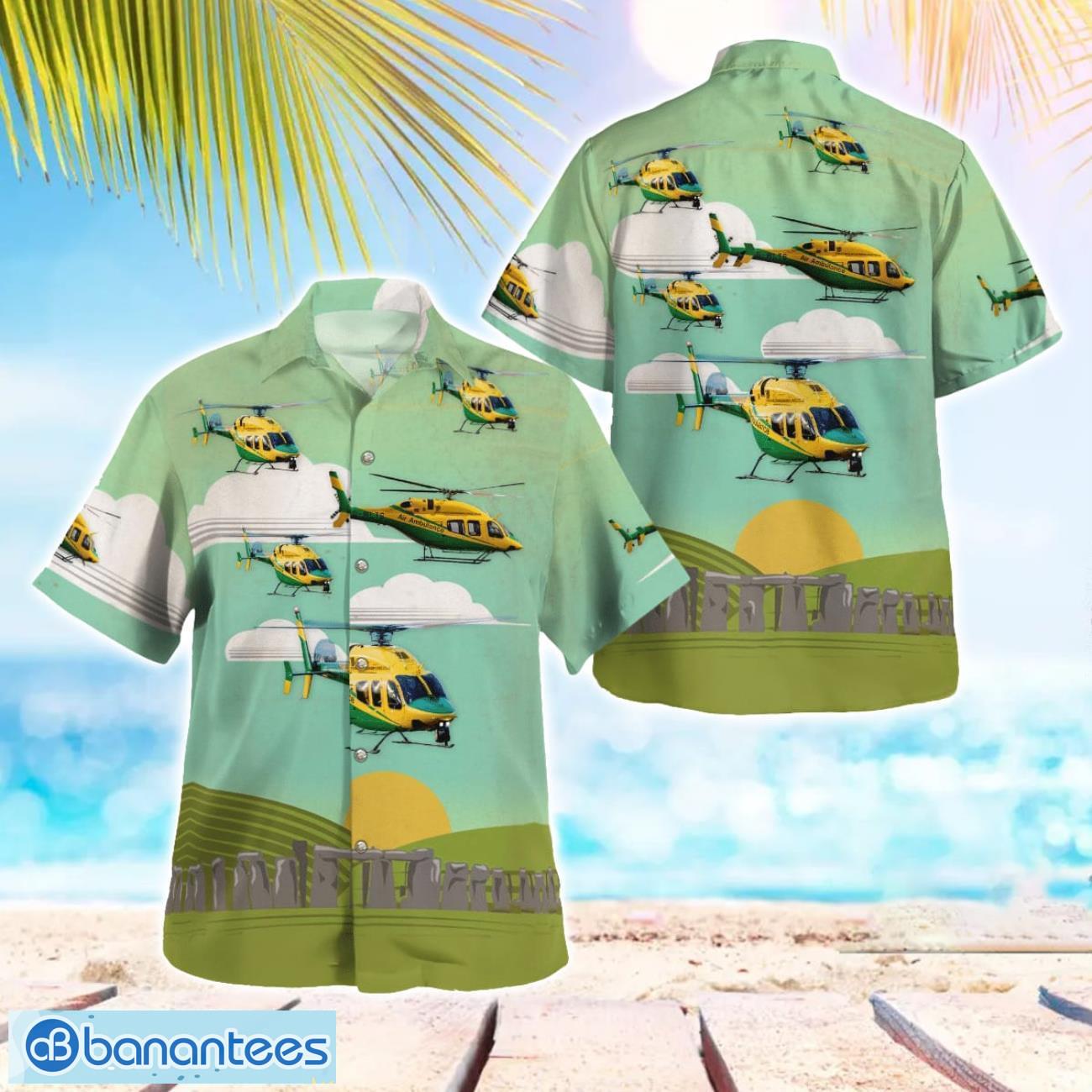 wiltshire air ambulance bell 429 beach hawaiian shirt summer gift image Wiltshire Air Ambulance Bell 429 Beach Hawaiian Shirt Summer Gift Product Photo 1