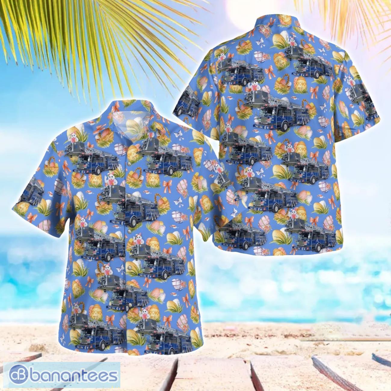 winterville fire rescue ems easter beach hawaiian shirt gift for summer holiday image Winterville Fire-Rescue-EMS, Easter Beach Hawaiian Shirt Gift For Summer Holiday Product Photo 1
