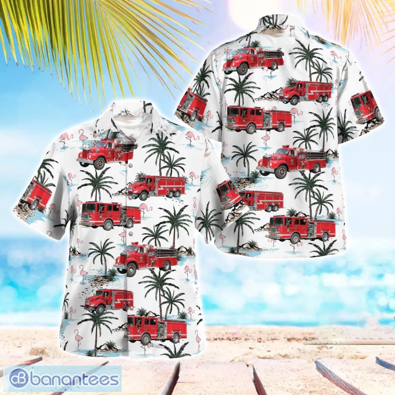 worcester county massachusetts harvard fire department aloha hawaiian shirt image Worcester County, Massachusetts, Harvard Fire Department Aloha Hawaiian Shirt Product Photo 1