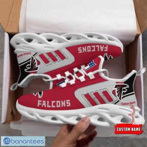 Custom Name NFL Atlanta Falcons Max Soul Shoes Personalized Running Sneakers Product Photo 1