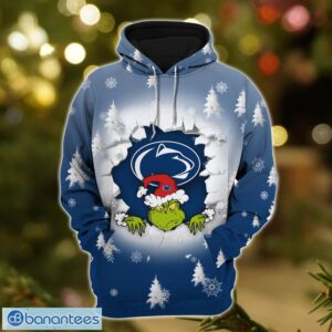 Penn State Nittany Lions Grinch 3D T-Shirt Hoodie Sweatshirt Gift For Christmas Product Photo 3
