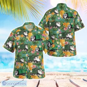 Waste Management Garbage Truck 3D Summer Aloha Hawaiian Shirt Product Photo 1
