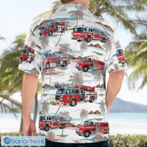 Sumter County Fire Department, Florida 3D Summer Aloha Hawaiian Shirt Product Photo 2