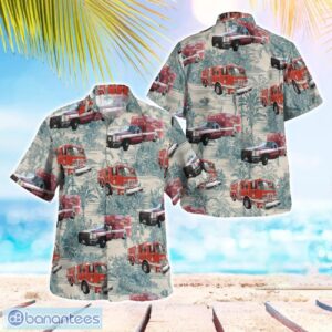 Calexico, California, Calexico Fire Department Hawaiian Shirt Button Summer Shirt Product Photo 1