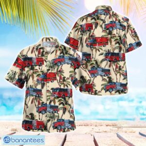 Kansasville, Racine County, Wisconsin, Kansasville Fire Department Hawaiian Shirt Men Women Beach Shirt Product Photo 1