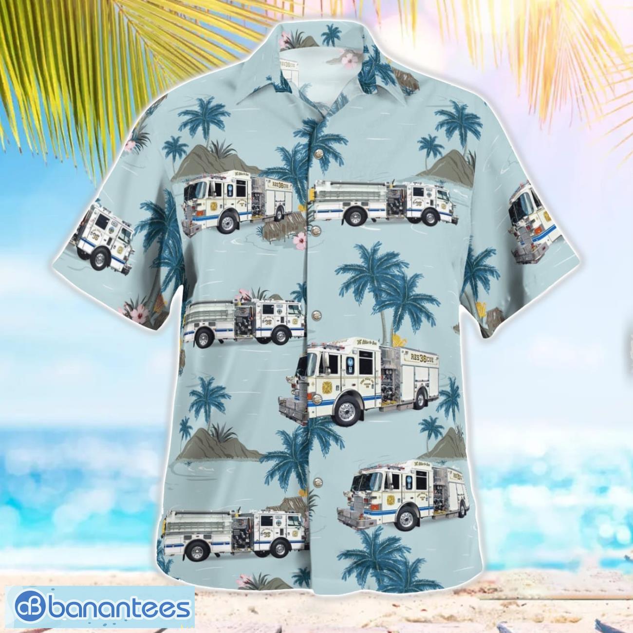 yoe fire company rescue department pennsylvania 3d hawaiian shirt 1 image Yoe Fire Company Rescue Department (Pennsylvania) 3D Hawaiian Shirt Product Photo 2