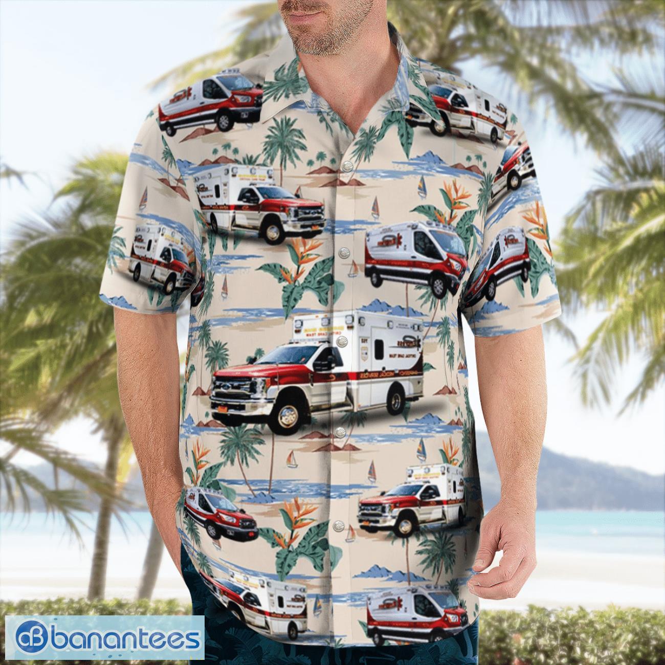 yonkers new york empress ems aloha hawaiian shirt 2 image Yonkers, New York, Empress EMS Aloha Hawaiian Shirt Product Photo 3