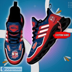 Custom Name For Fans NRL Sydney Roosters Personalized Max Soul Shoes Running Sneakers Product Photo 4
