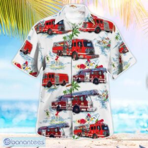 Missouri, Springfield Fire Department Aloha Hawaiian Shirt Product Photo 3