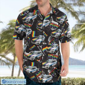 Chicago, Illinois, Chicago Police Department LGBT Car 3D Hawaiian Shirt Gift For Summer Product Photo 4
