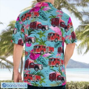 Carlsbad, California, Carlsbad Fire Department Hawaiian Shirt Button Summer Shirt Product Photo 4