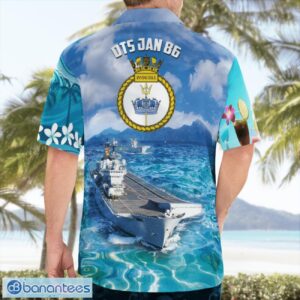Royal Navy HMS Invincible (R05) Hawaiian Shirt Product Photo 2
