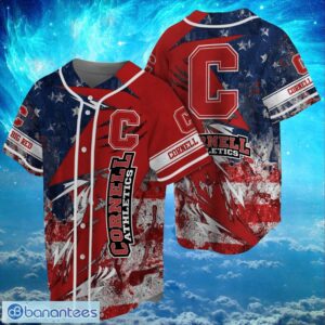 NCAA Cornell Big Red Logo Design Baseball Jersay Shirt Full Print Product Photo 1